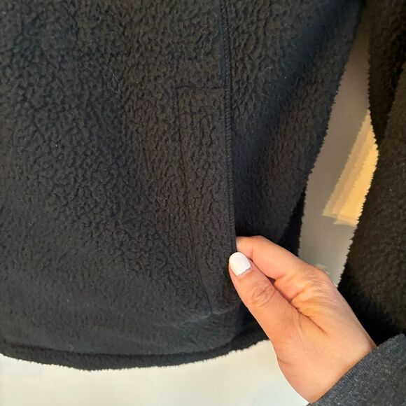 Zyia Active Targhee Women’s black full zip puffer fleece jacket  medium GUC! 🌙 - Picture 8 of 13